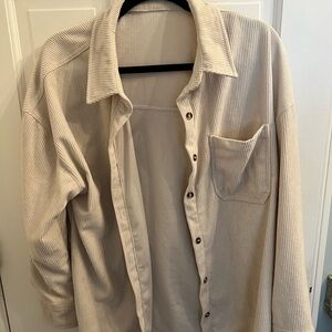 Corduroy button up shirt